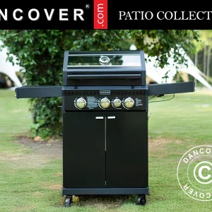 Gas BBQ Grill 53x123x112cm Black (FR)