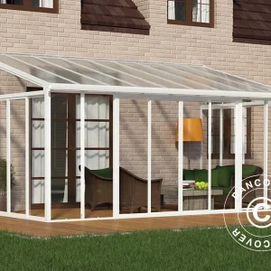 Wintergarten SanRemo, Palram/Canopia, 3x5,46m, Weiß