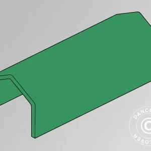 Dachplane für Lagerzelt PRO XL 4x10x3,5m PVC, Grün