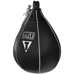 Saco de boxe de couro Title Boxing - Médio (7" x 10")