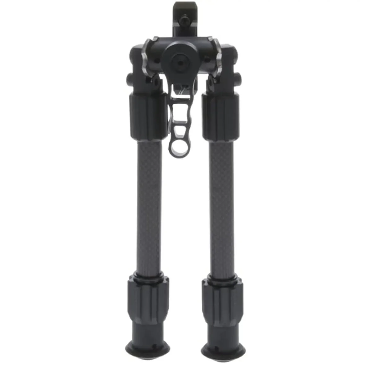 Bipé Truglo Tac Pod Carbon Pro com suportes M-Lok e KeyMod - Ajustável 6"-9