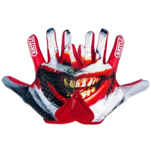 Luvas de futebol americano Battle Sports Adult Grin Chameleon Receiver