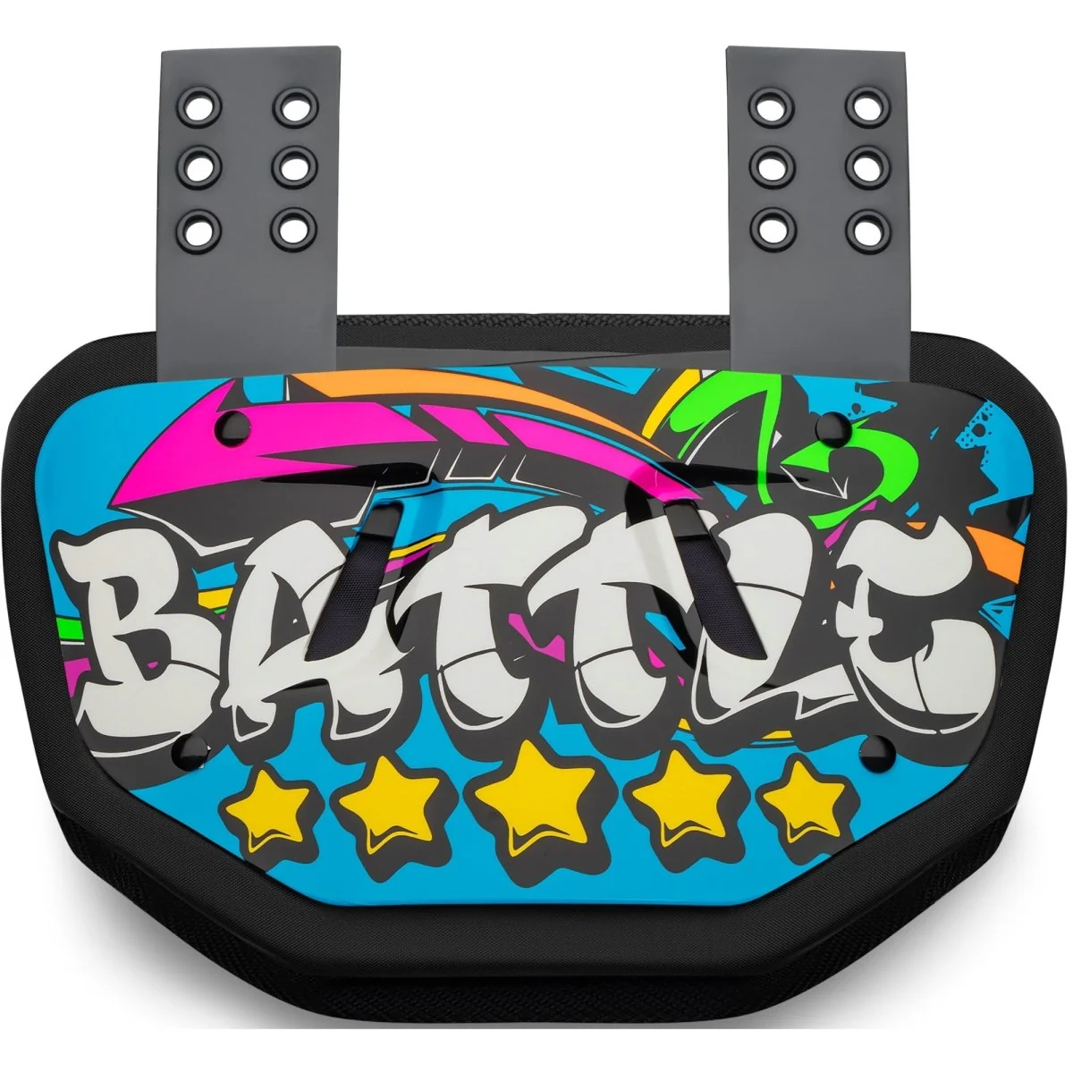 Placa traseira protetora cromada Battle Sports Youth Graffiti23 para futebol - Image 3