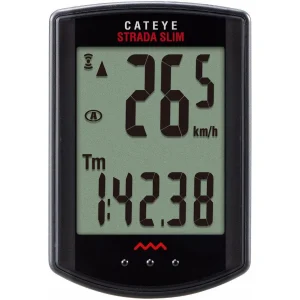 Computador de ciclismo sem fio CatEye Strada Slim - CC-RD310W Preto