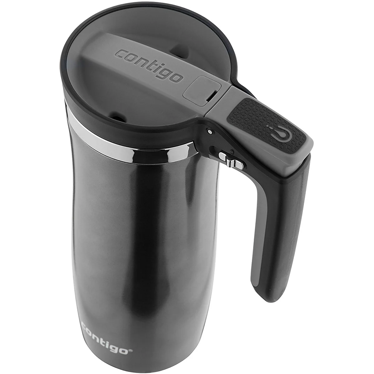 Caneca de viagem com alça de aço inoxidável com isolamento a vácuo Autoseal Contigo 16 oz - Image 5