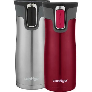 Contigo 16 oz. West Loop Autoseal Travel Mug 2-Pack - Aço inoxidável/Very Berry