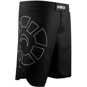 Shorts de luta Dokebi Combat Ready BJJ - Preto