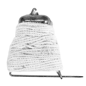 Linha de pesca Eagle Claw com peso, 7,62 metros (25 pés), branca