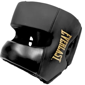 Everlast Elite 2 Training Headgear - L/XL - Preto/Dourado