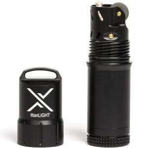 Isqueiro Exotac TitanLIGHT resistente à prova d'água recarregável