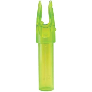Carbon Express .203 Launchpad Precision Nock Pacote com 12 unidades - Transparente/Verde