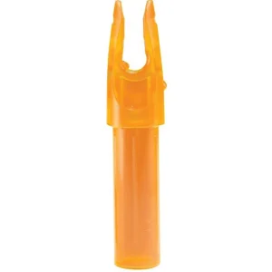 Carbon Express .244 Launchpad Precision Nock Pacote com 12 unidades - Transparente/Laranja