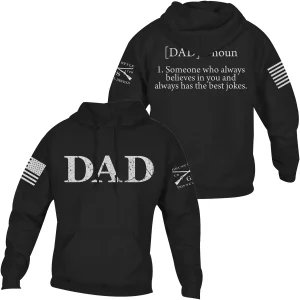 Grunt Style Pai Definido Pullover Hoodie - Preto