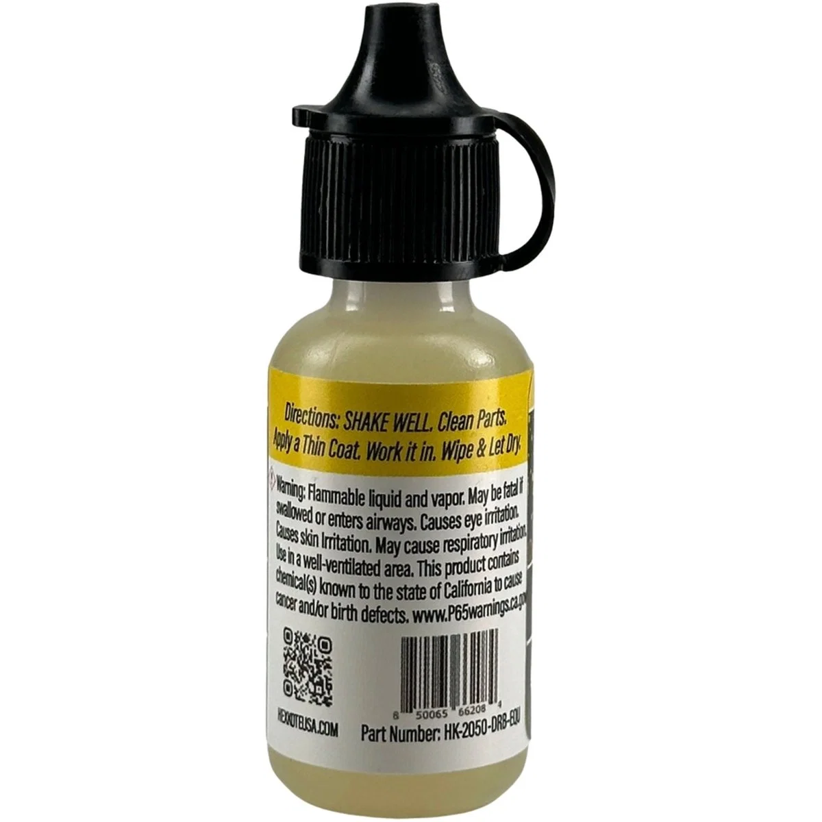 Lubrificante seco para dobradiças de porta de equipamento HEXKOTE, frasco conta-gotas de 0.50 oz - Image 4