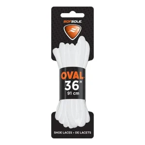 Cadarços de sapato Sof Sole Athletic Oval - Branco
