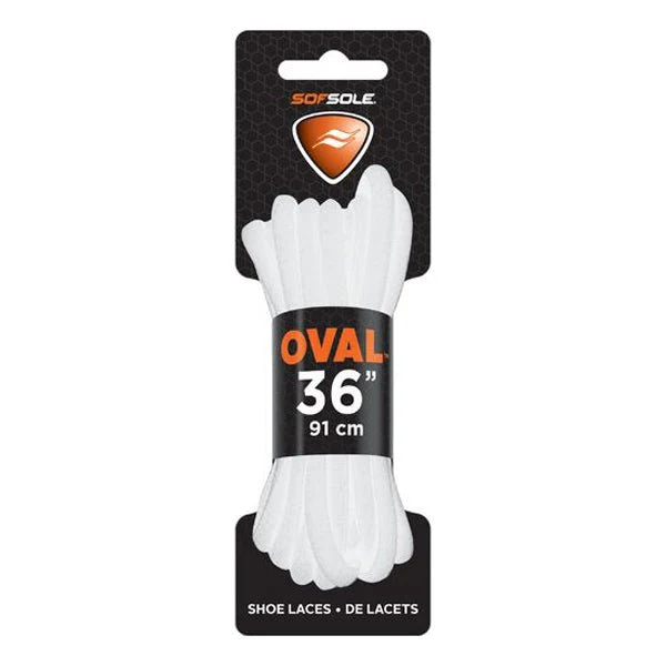 Cadarços de sapato Sof Sole Athletic Oval - Branco