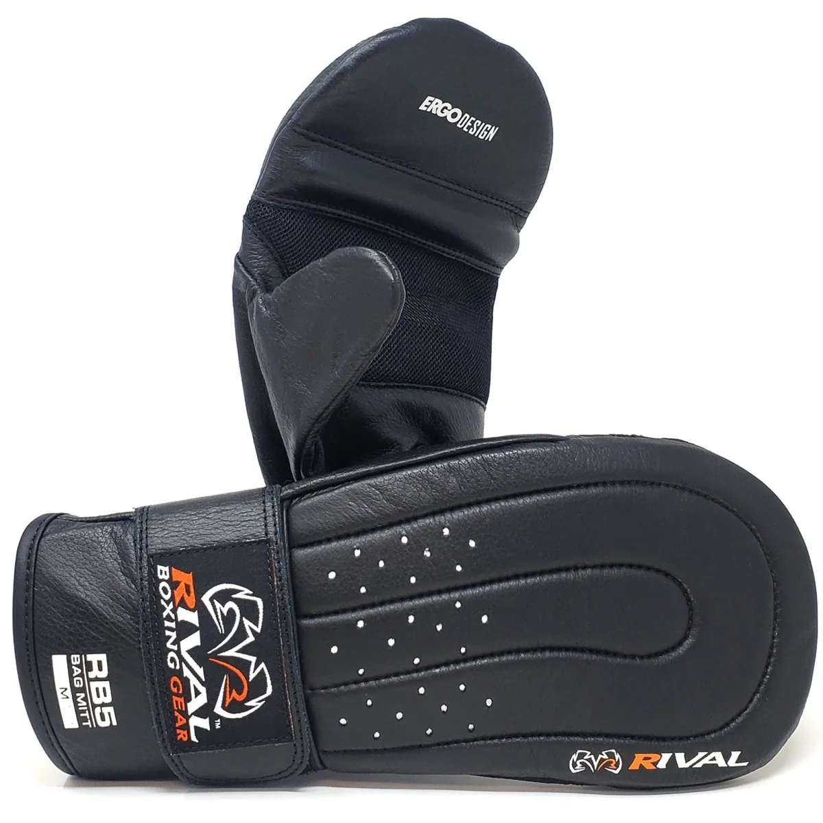 Luvas de couro para treinamento Rival Boxing RB5 Hook and Loop - Image 2