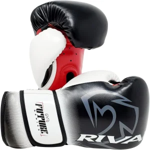 Luvas de boxe RIVAL Youth RS-FTR Future Hook and Loop Sparring - Preto/Vermelho/Branco