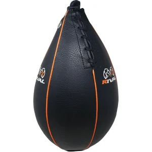RIVAL Boxing RSPD5 Tear Drop 9" x 5" Saco de Velocidade - Preto/Laranja