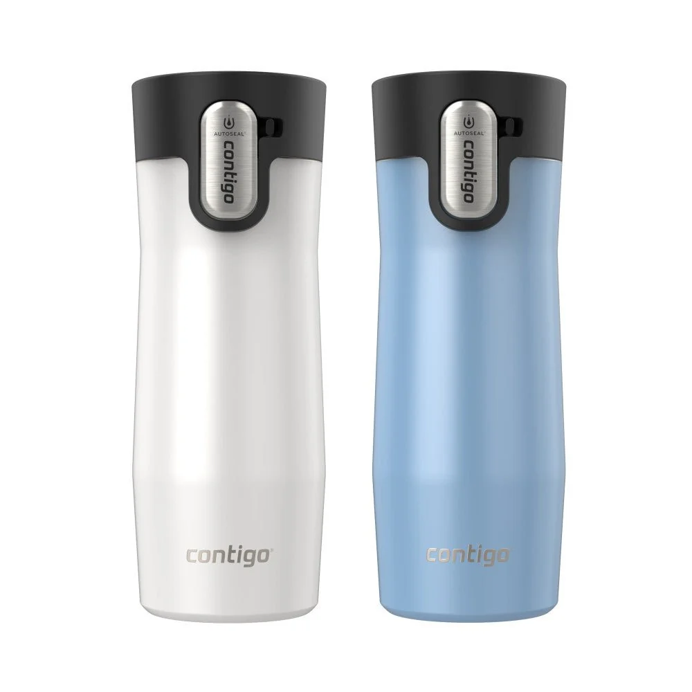 Contigo 16 oz. West Loop 3.0 Autoseal Caneca de viagem de aço inoxidável Pacote com 2 - Image 4
