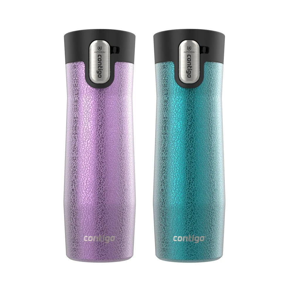 Contigo 20 oz. West Loop 3.0 Autoseal Caneca de viagem de aço inoxidável Pacote com 2 - Image 3