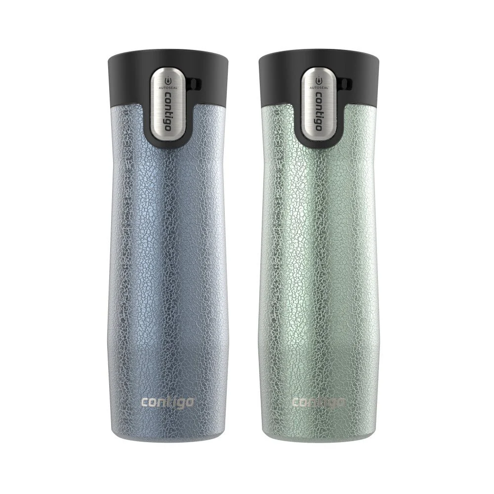 Contigo 20 oz. West Loop 3.0 Autoseal Caneca de viagem de aço inoxidável Pacote com 2 - Image 4