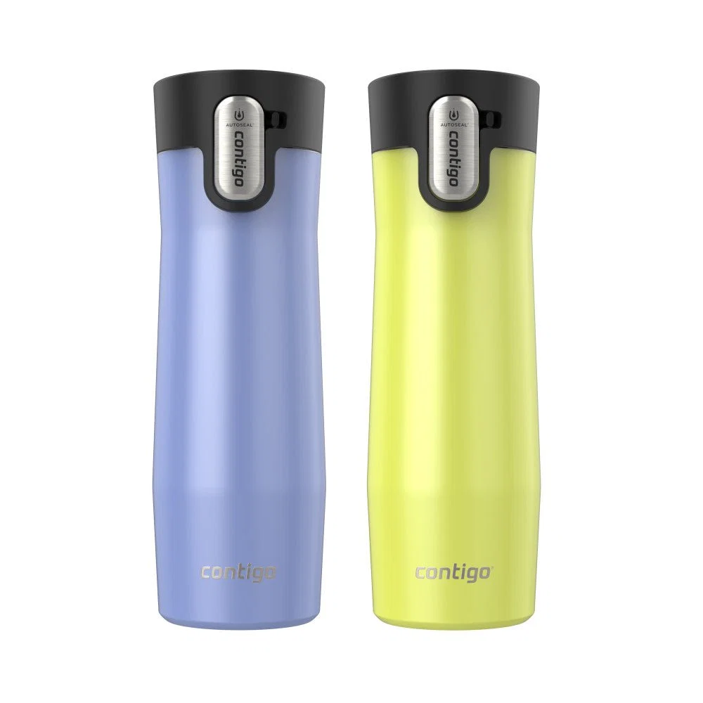 Contigo 20 oz. West Loop 3.0 Autoseal Caneca de viagem de aço inoxidável Pacote com 2 - Image 6