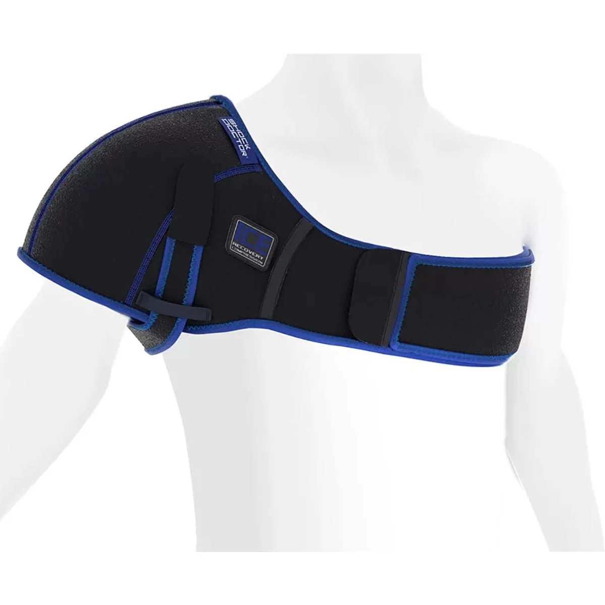 Shock Doctor ICE Recovery Compression Shoulder Wrap - Preto - Image 3