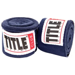 Title Boxing Club 180" Semi Elástico Mexicano Handwraps - Azul-marinho