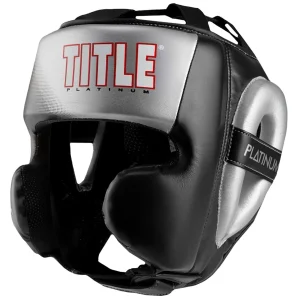 Title Boxing Platinum Proclaim Power Training Headgear - Preto/Prata