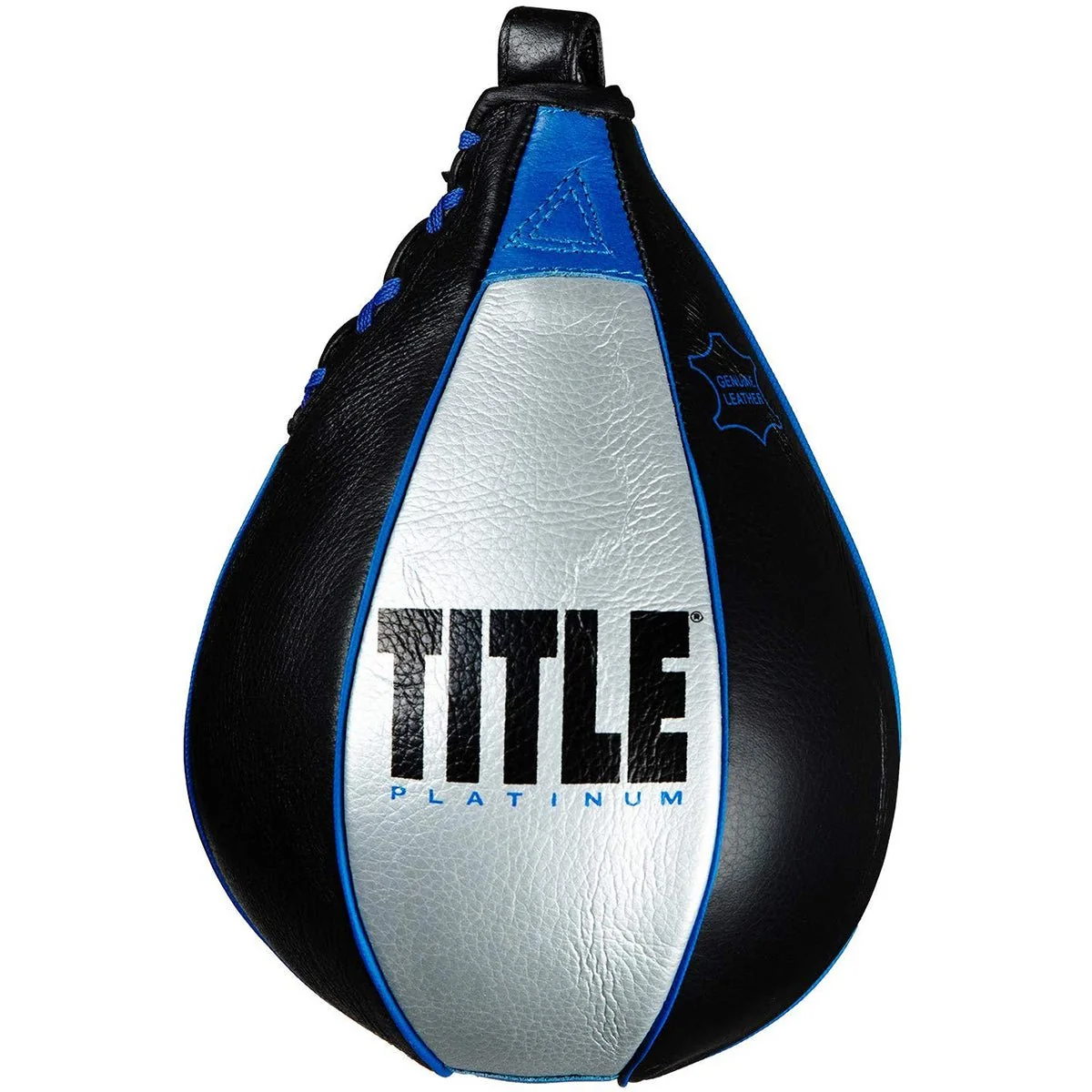 Title Boxing Platinum Perilous Speed Bag - Preto/Prata