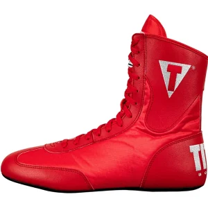 Título Boxing Speed-Flex Encore Sapatos de boxe de comprimento médio - Vermelho