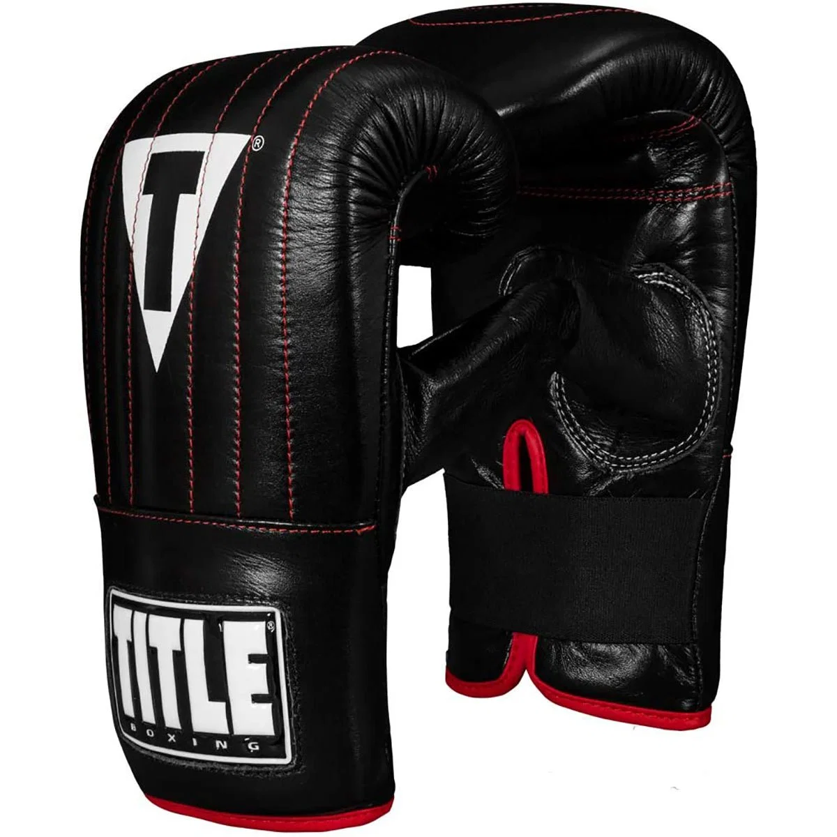Título Boxing Professional Old School Luvas de couro 3.0 - Preto