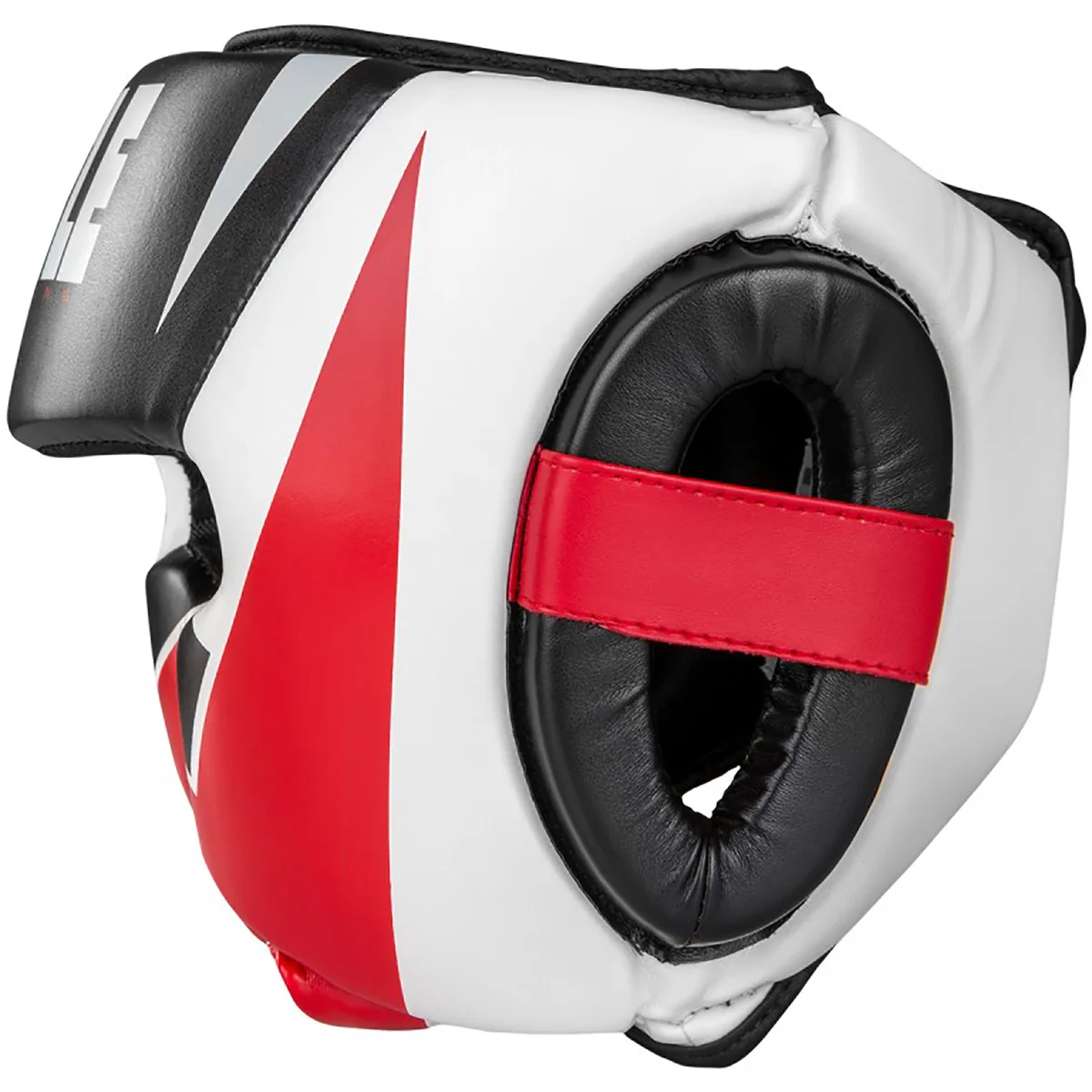 Título Boxe MMA Comando Treinamento Headgear - Preto/Branco/Vermelho - Image 3