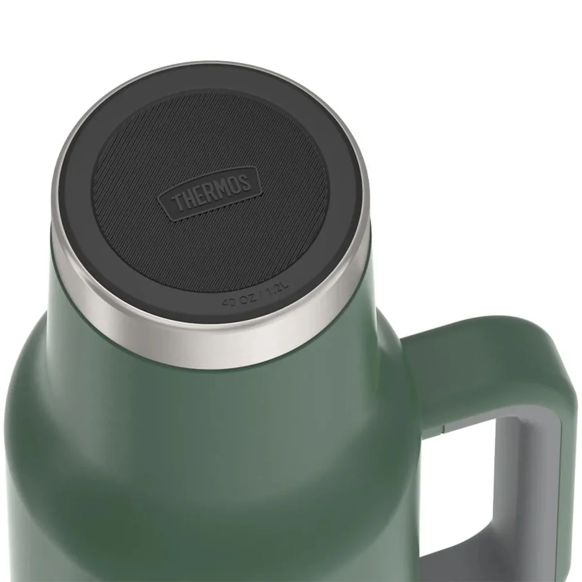Caneca térmica de aço inoxidável de 40 oz com canudo - Image 7