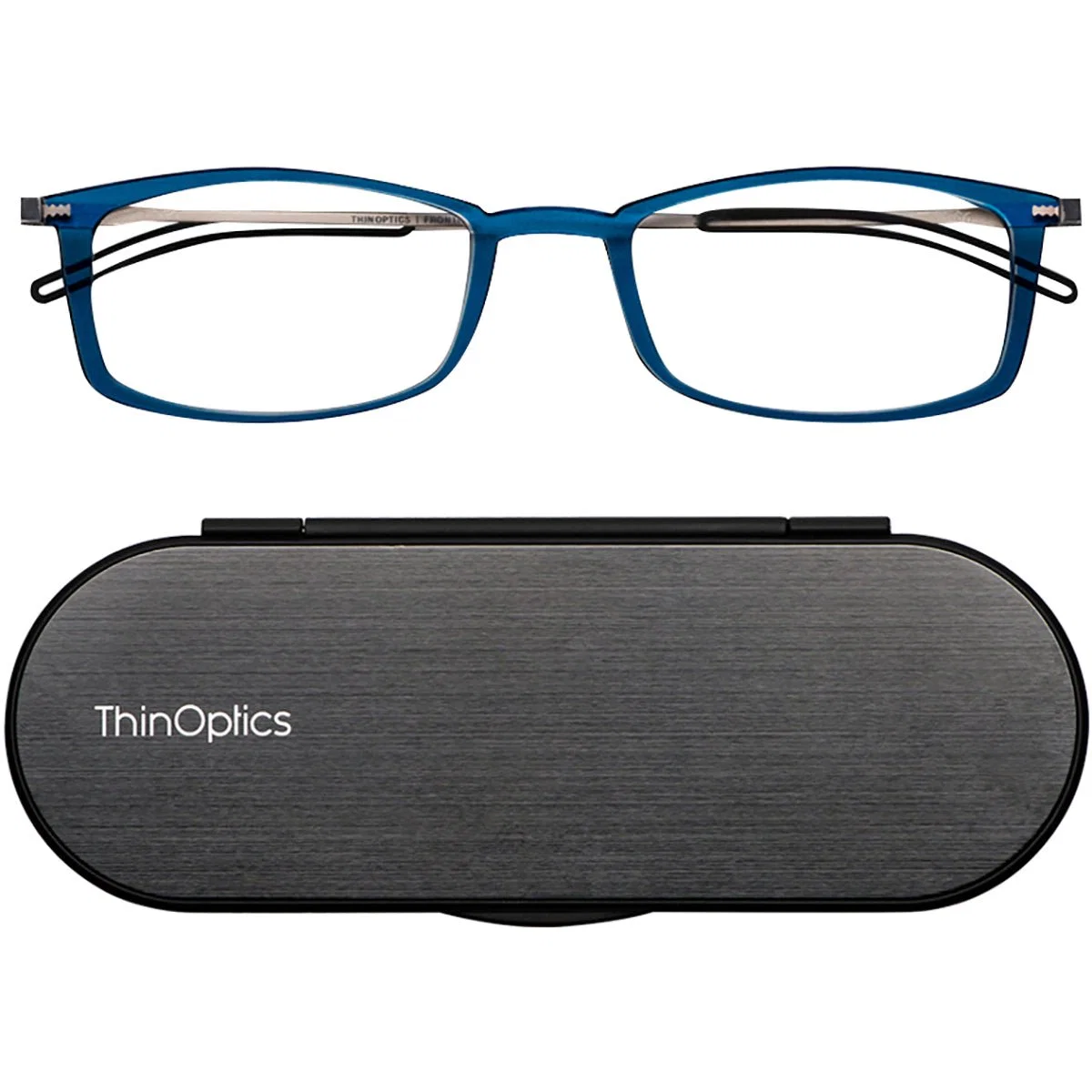 Óculos de leitura ThinOptics FrontPage Brooklyn com estojo Milano - Image 8