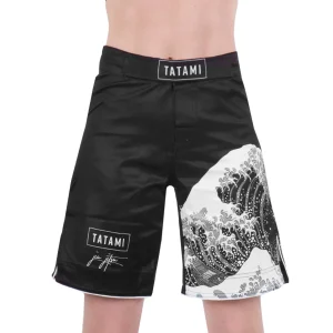Tatami Fightwear Calções de luta Kanagawa para mulher - Preto