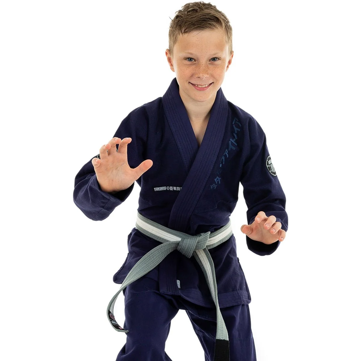 Tatami Fightwear Kid's The Original 2.0 BJJ Gi - Azul-marinho-meia-noite - Image 2