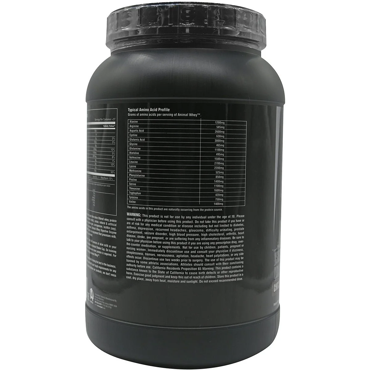 Universal Nutrition Animal Whey - Cerca de 27 porções - Morango - Image 4