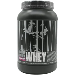 Universal Nutrition Animal Whey - Cerca de 27 porções - Morango