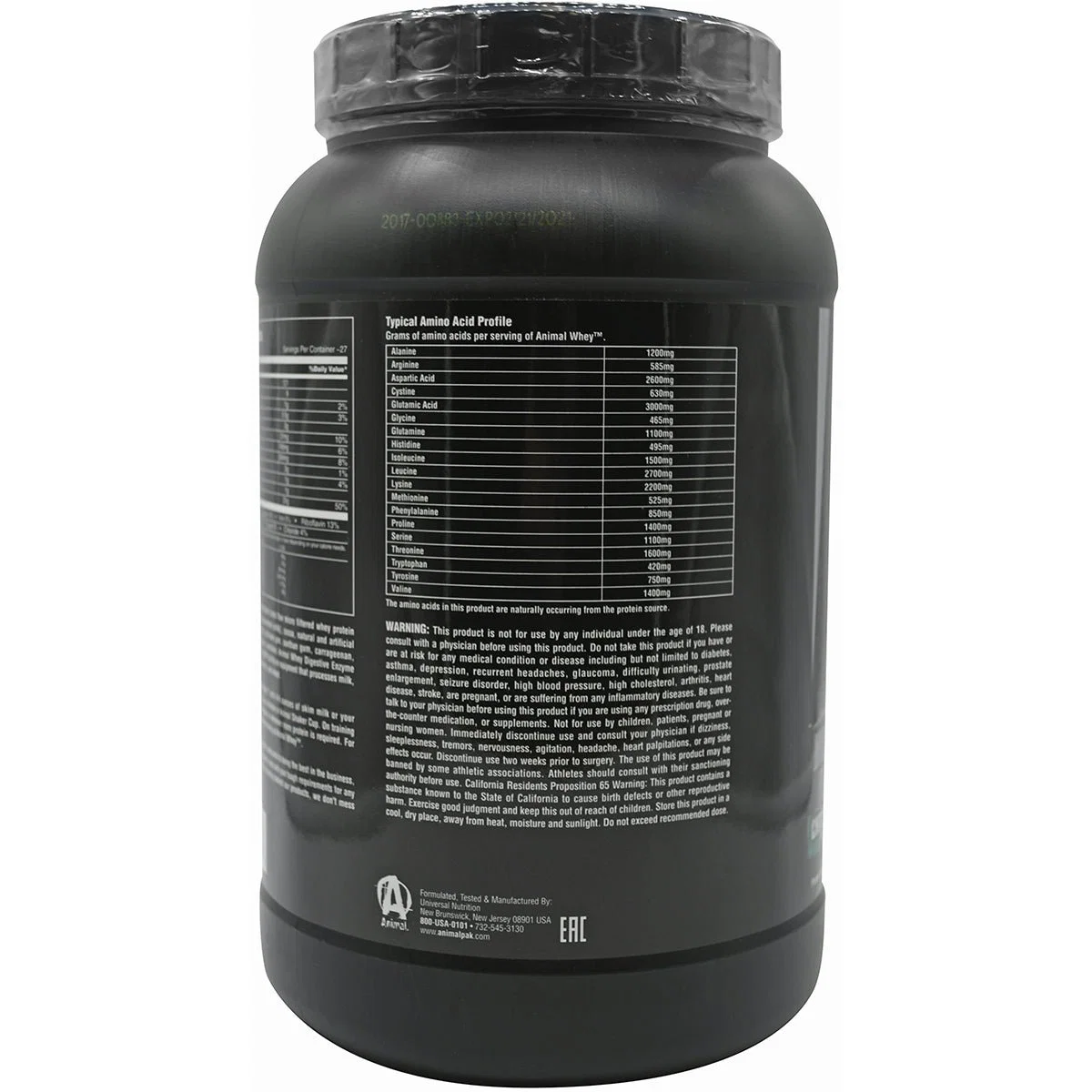 Suplemento alimentar Universal Nutrition Animal Whey - Cerca de 27 porções - Image 4