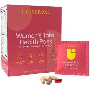 Universal Women's Total Health Pack Suplemento Alimentar - 30 Pacotes