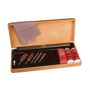 Kit de limpeza universal de luxo em madeira da Outers