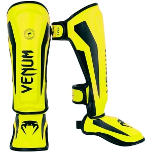 Caneleiras Elite MMA Venum Kid's - Pequenas - Neo Amarelo