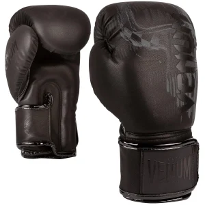 Luvas de boxe Venum Skull Hook and Loop - Preto/Preto