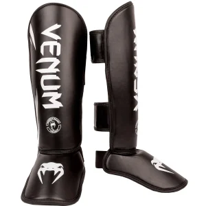 Caneleiras protetoras para o peito do pé Venum Kid's Challenger - Preto/Branco