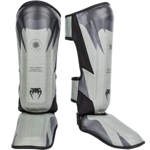 Protetores de canela para MMA Venum Stone - Verde mineral