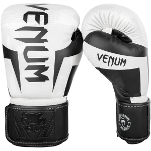 Luvas de boxe de treinamento Venum Elite Hook and Loop - Branco/Camuflado