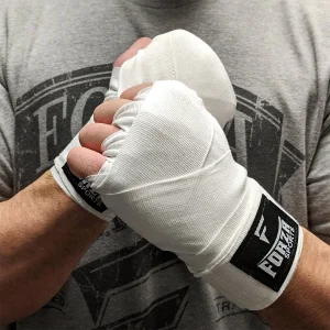 Forza Sports 120" Mexican Style Boxing e MMA Handwraps - Branco